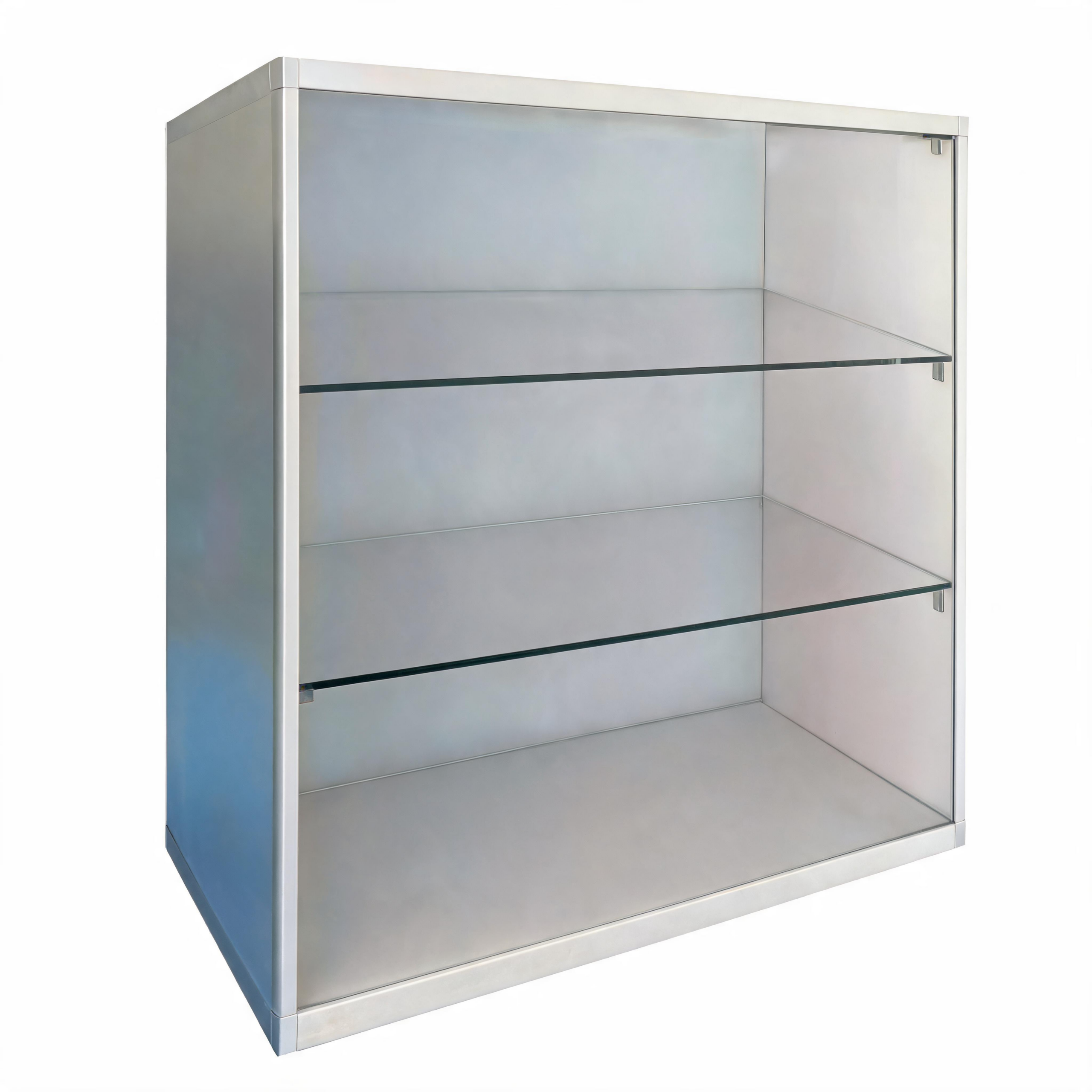 OPEN GLASS CABINET